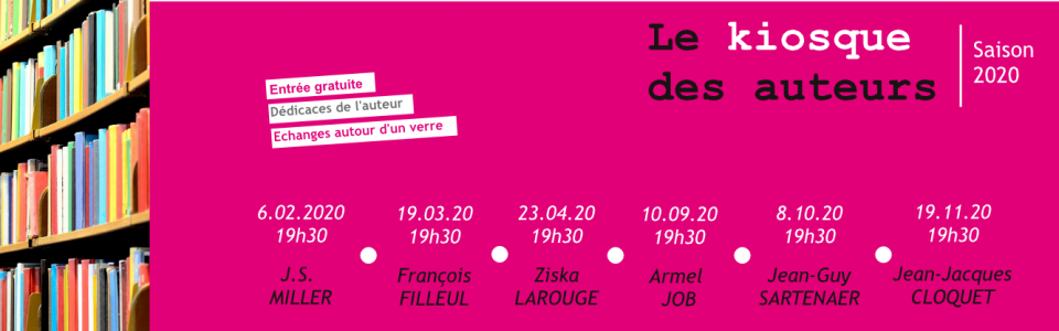 Commune de Ham-sur-Heure-Nalinnes | Le Kiosque des auteurs reprend ce jeudi avec Jean-Guy Sartenaer à la salle Jean HAINAUT