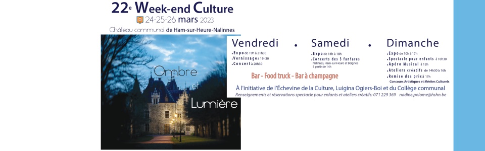 Commune de Ham-sur-Heure-Nalinnes | Week-end Culture 2023