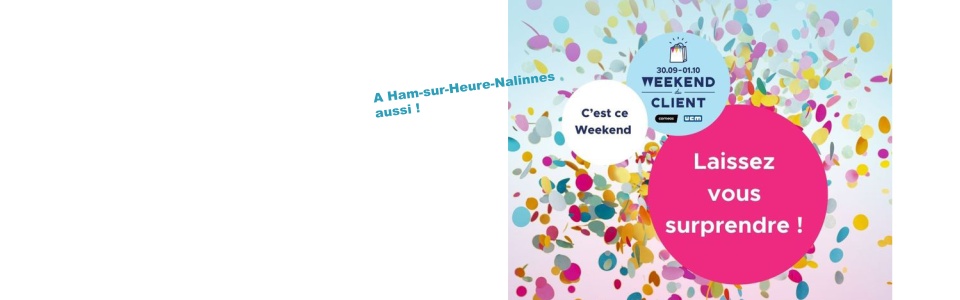 Commune de Ham-sur-Heure-Nalinnes | Week-end du client