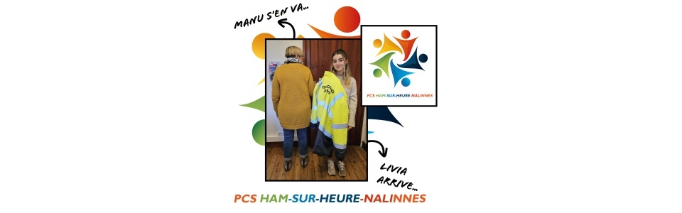 Commune de Ham-sur-Heure-Nalinnes | Plan de cohésion sociale : Manu cède sa place d&#039;éducatrice à Livia ! 